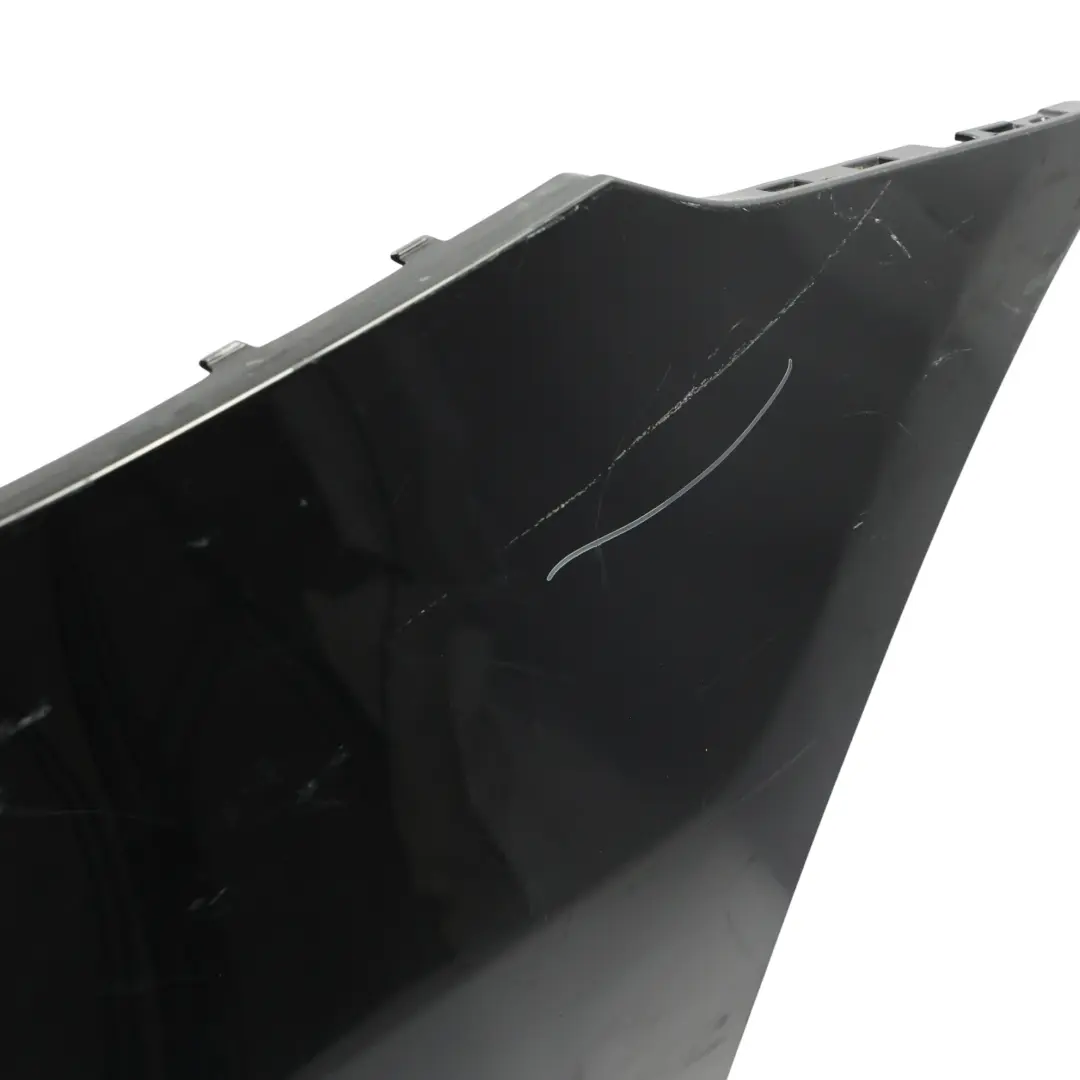 Mercedes W166 Bumper Rear Trim Panel Covering Obsidian Black Metallic - 197 - SKU A1668850625-OB - Part number A1668850625