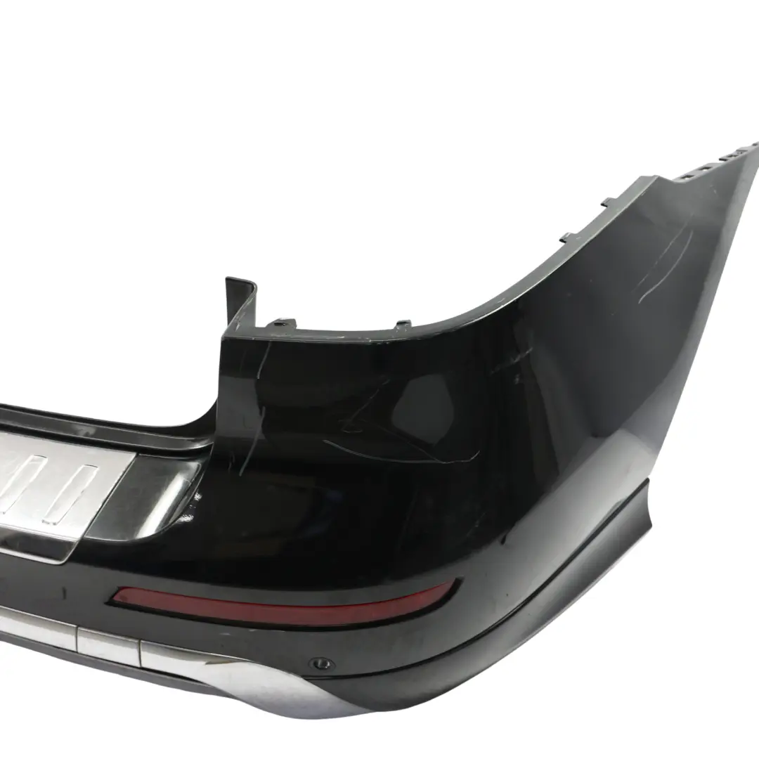 Mercedes W166 Bumper Rear Trim Panel Covering Obsidian Black Metallic - 197 - SKU A1668850625-OB - Part number A1668850625