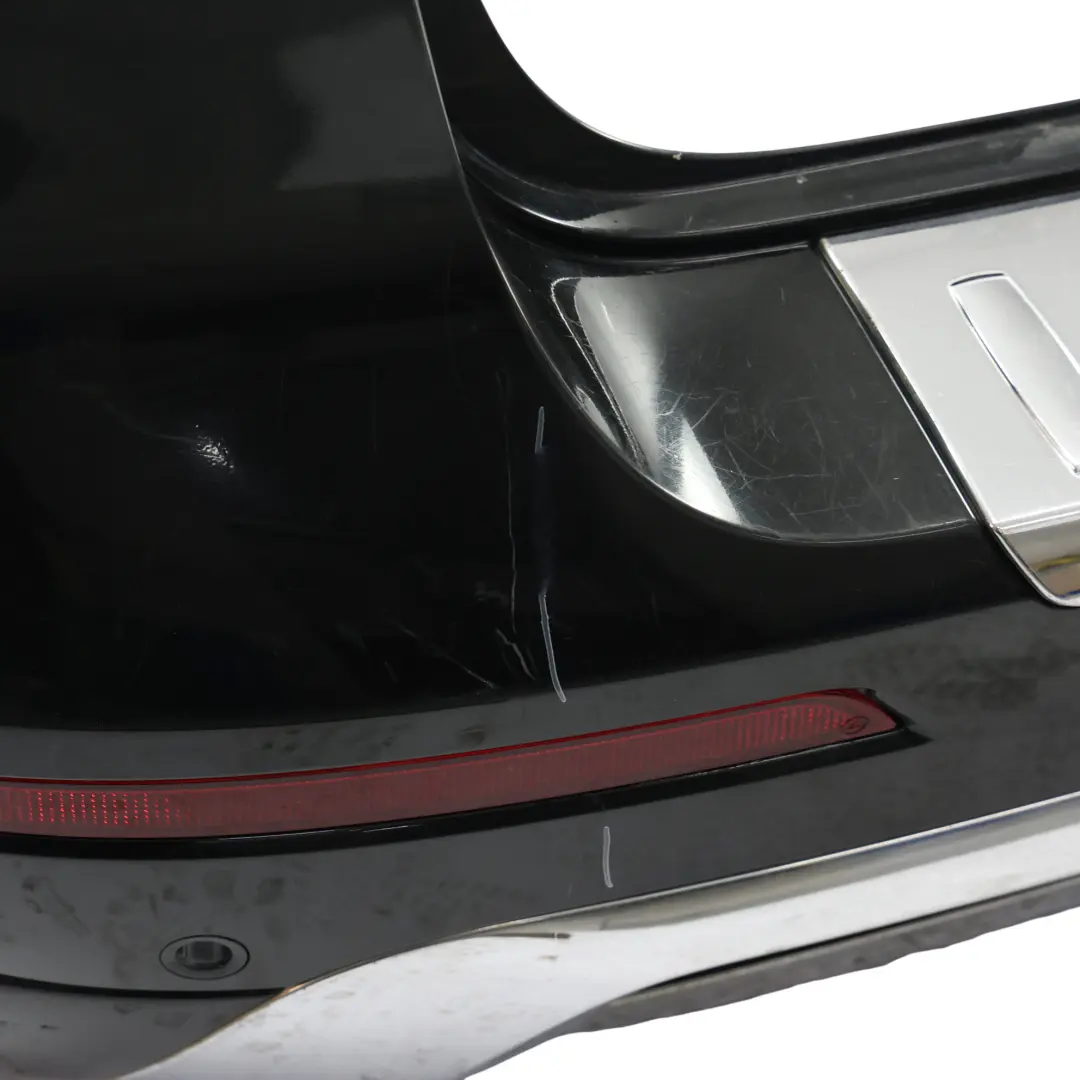 Mercedes W166 Bumper Rear Trim Panel Covering Obsidian Black Metallic - 197 - SKU A1668850625-OB - Part number A1668850625