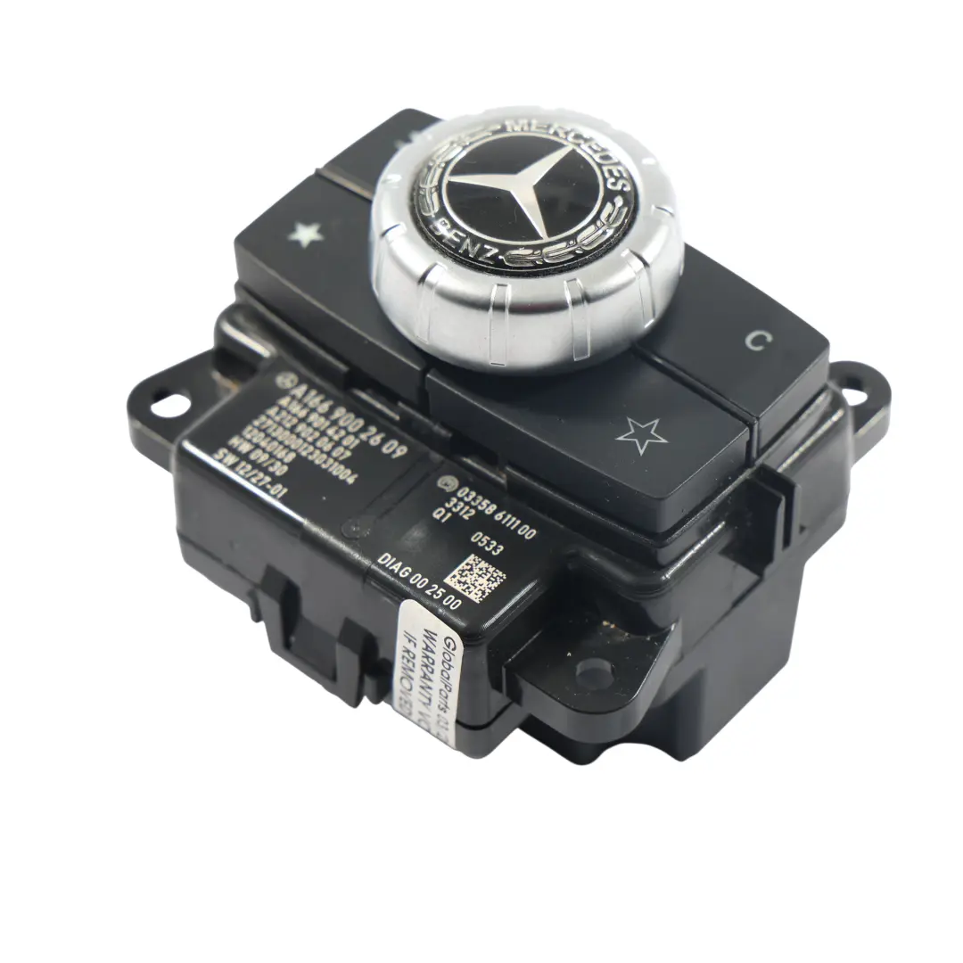 Mercedes W166 Przełącznik Kontroler Radia Nawigacji Gałka - SKU A1669002609-1 - Numer Części A1669002609