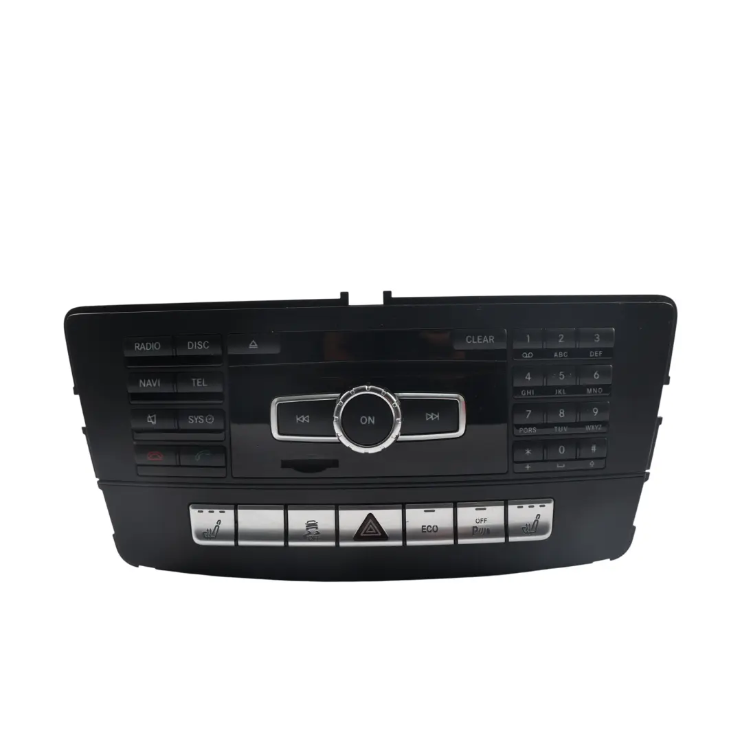 Mercedes W166 Radio Sat Nav Head Unit Control Panel Switches - SKU A1669008011 - Part number A1669008011