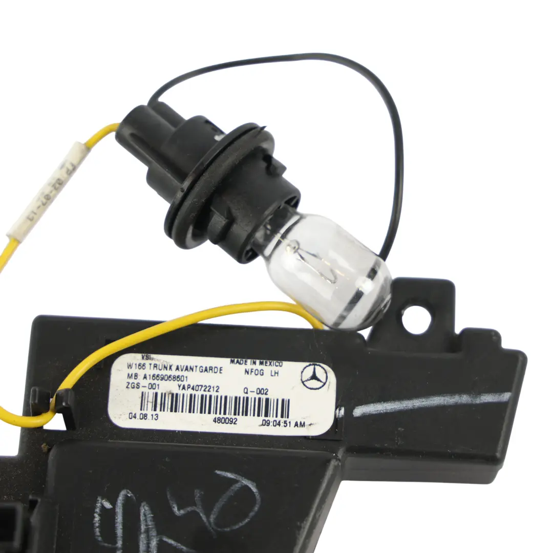 Mercedes ML W166 Portalampada Fanale Posteriore Sinistro - SKU A1669068601-1 - Numero di parte A1669068601