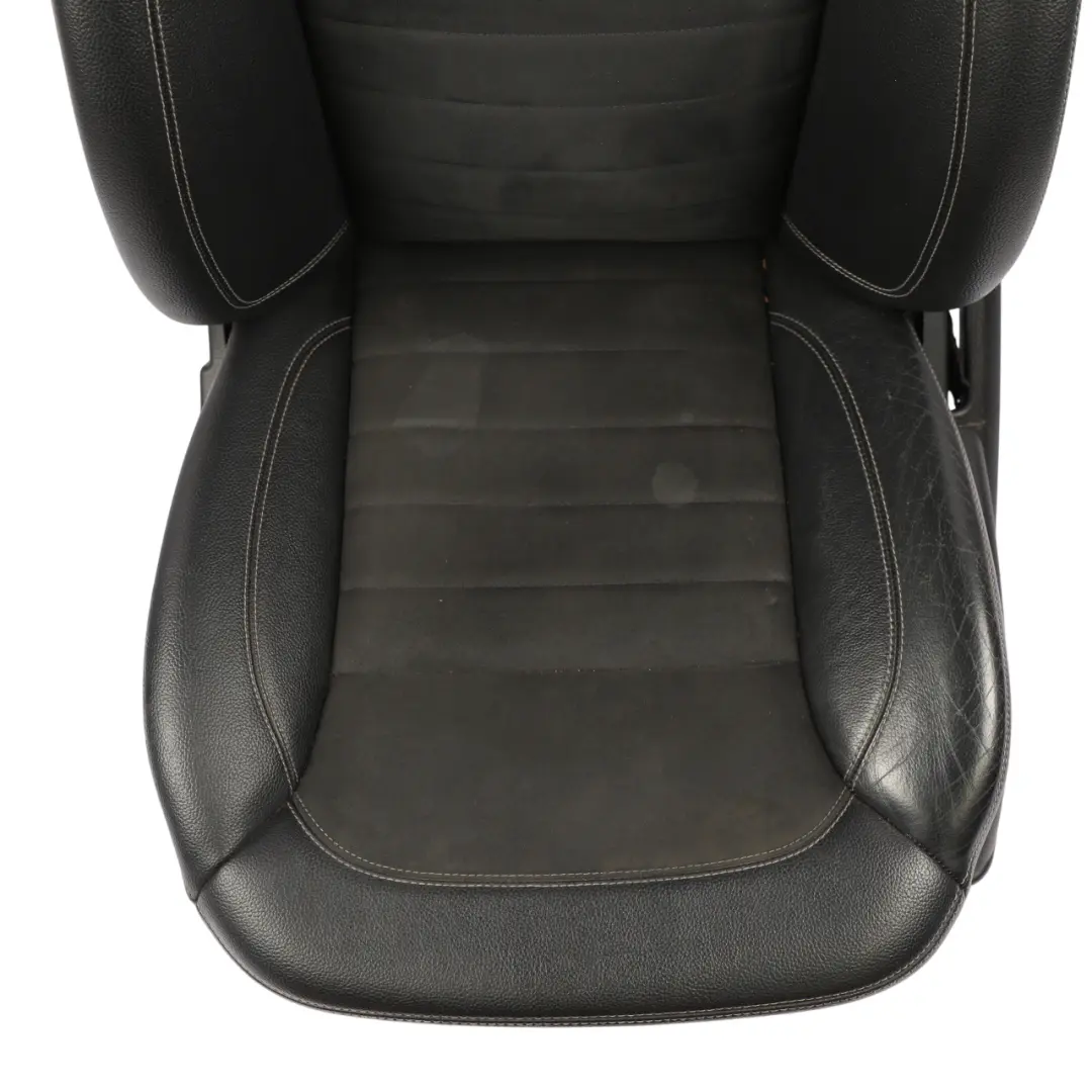 Mercedes ML W166 Front Seat Sport Left N/S Heated Fabric Imitation Leather Black - SKU A1669100947-1 - Part number A1669100947