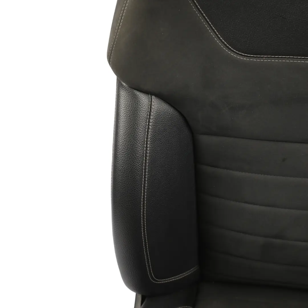 Mercedes ML W166 Front Seat Sport Left N/S Heated Fabric Imitation Leather Black - SKU A1669100947-1 - Part number A1669100947