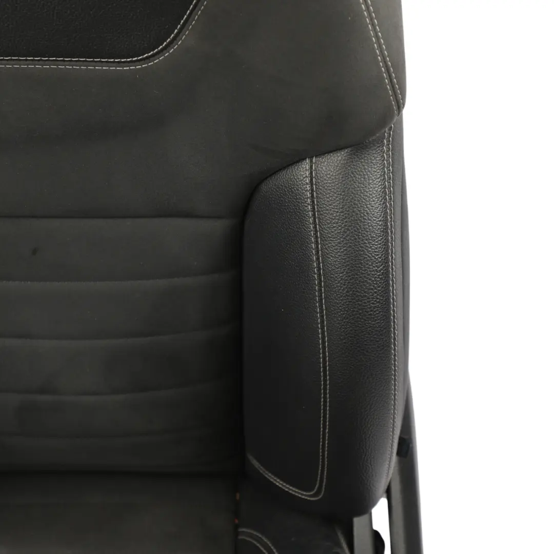 Mercedes ML W166 Front Seat Sport Left N/S Heated Fabric Imitation Leather Black - SKU A1669100947-1 - Part number A1669100947