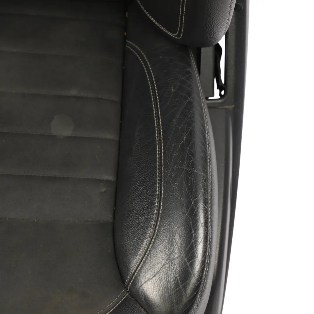 Mercedes ML W166 Front Seat Sport Left N/S Heated Fabric Imitation Leather Black - SKU A1669100947-1 - Part number A1669100947