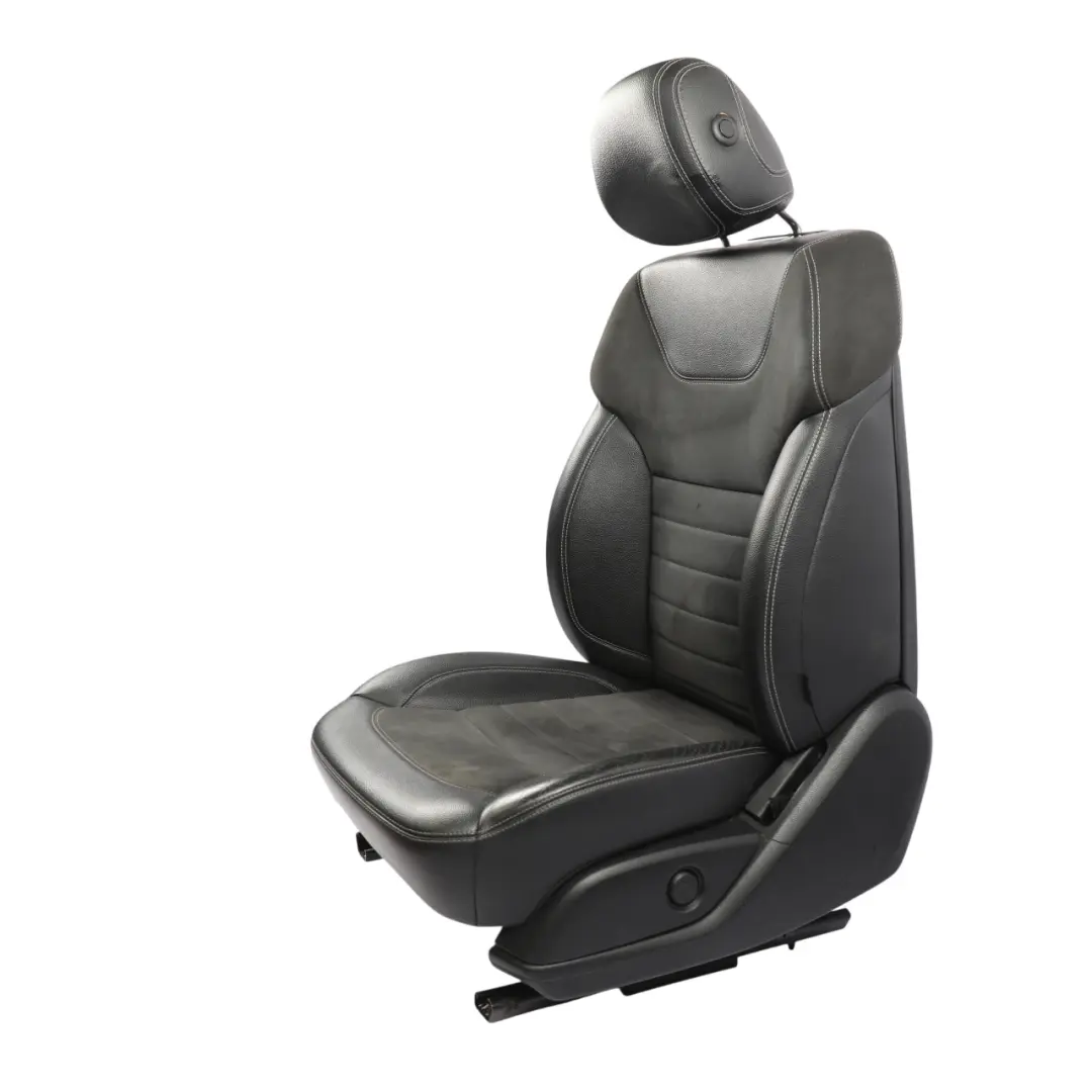 Mercedes ML W166 Asiento Delantero Sport Izquierdo Tela Imitación Cuero Negro - SKU A1669100947-1 - Número de pieza A1669100947