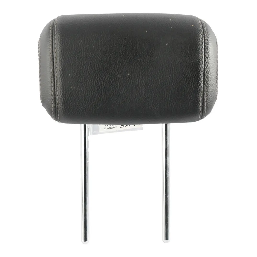 Mercedes W166 Rear Seat Coach Sofa Headrest Centre Leather Black A1669704078