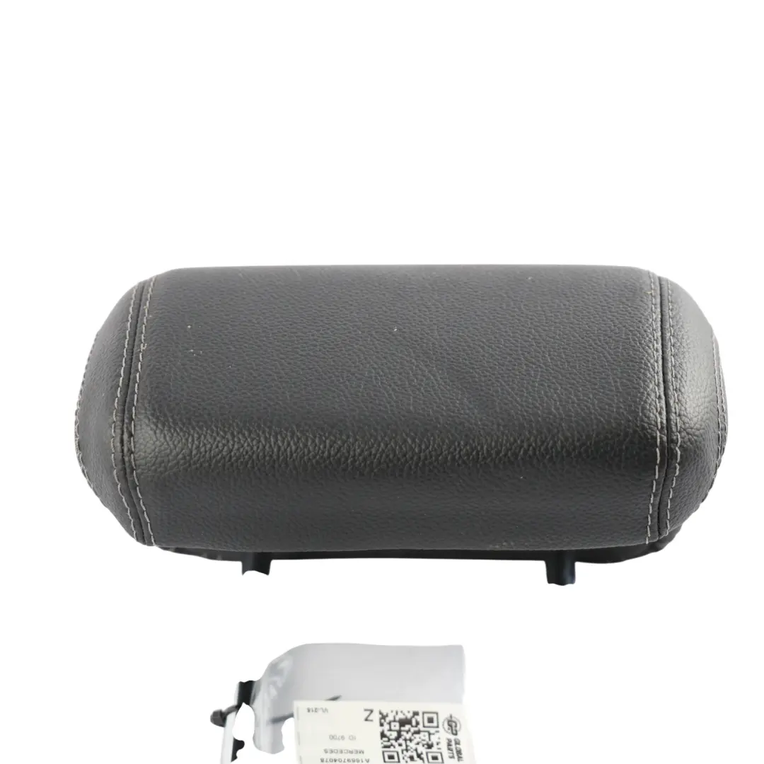 Mercedes W166 Rear Seat Coach Sofa Headrest Centre Leather Black - SKU A1669704078 - Part number A1669704078