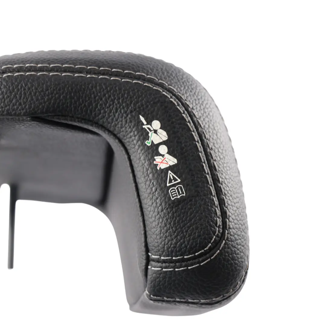Sofa Headrest Centre Leather Black to Mercedes W166 Rear Seat Coach with Part number A1669704078 Mercedes W166 Rear Seat Coach Sofa Headrest Centre Leather Black - SKU A1669704078 - Part number A1669704078
