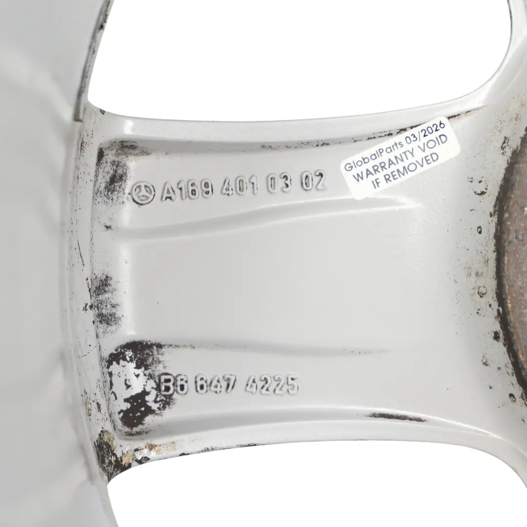  Mercedes-Benz B-Klasse W245 Alufelge Alu Felge 16" 6J ET:46 - SKU A1694010302-1 - Teilenummer A1694010302