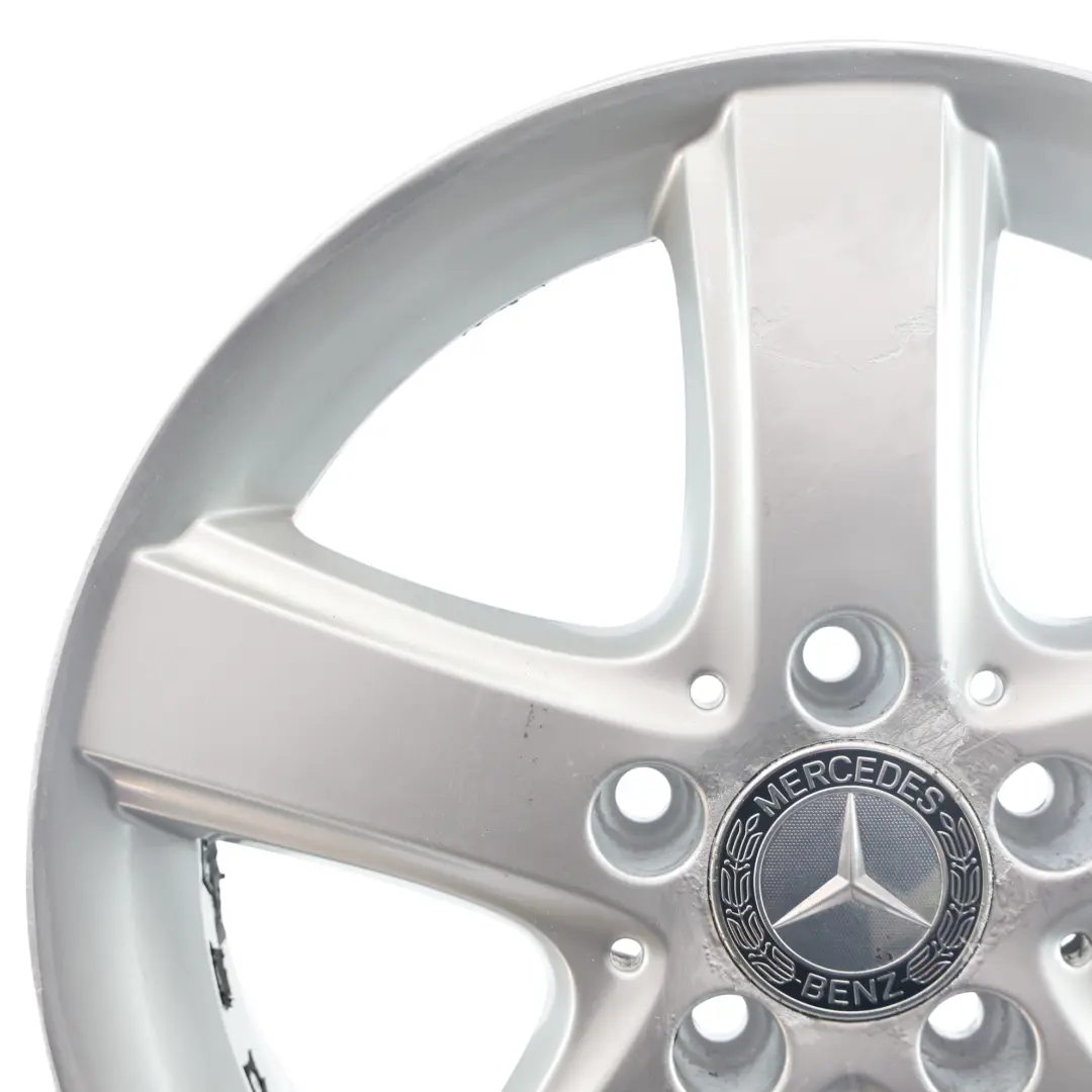 Mercedes-Benz Classe B W245 Argento Cerchi AlluMini o 16" 6J ET: 46 - SKU A1694010302-1 - Numero di parte A1694010302