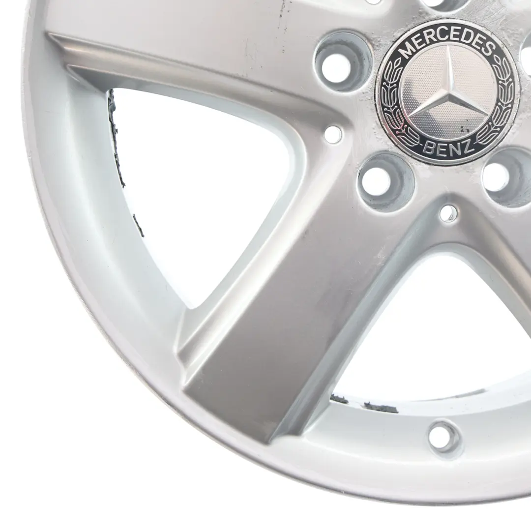  Mercedes-Benz Classe B W245 Argento Cerchi AlluMini o 16" 6J ET: 46 - SKU A1694010302-1 - Numero di parte A1694010302