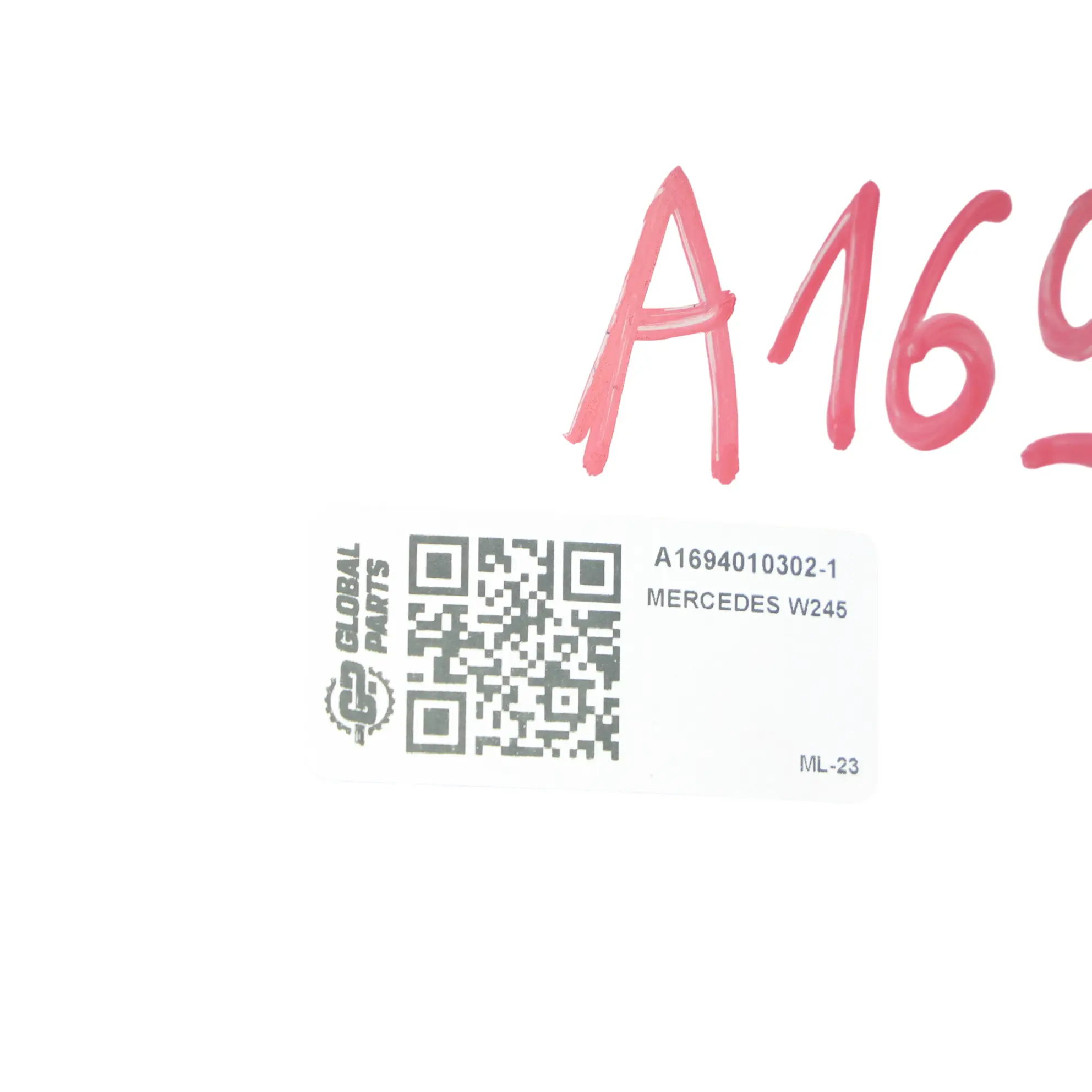 Mercedes-Benz Classe B W245 Argento Cerchi AlluMini o 16" 6J ET: 46 A1694010302