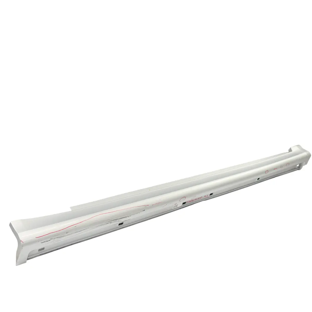 Door Sill Side Cover Skirt Left N/S Polar Silver Metallic 761 to Mercedes B W245 with Part number A1696111508 Mercedes B W245 Door Sill Side Cover Skirt Left N/S Polar Silver Metallic 761 - SKU A1696111508-PLS - Part number A1696111508