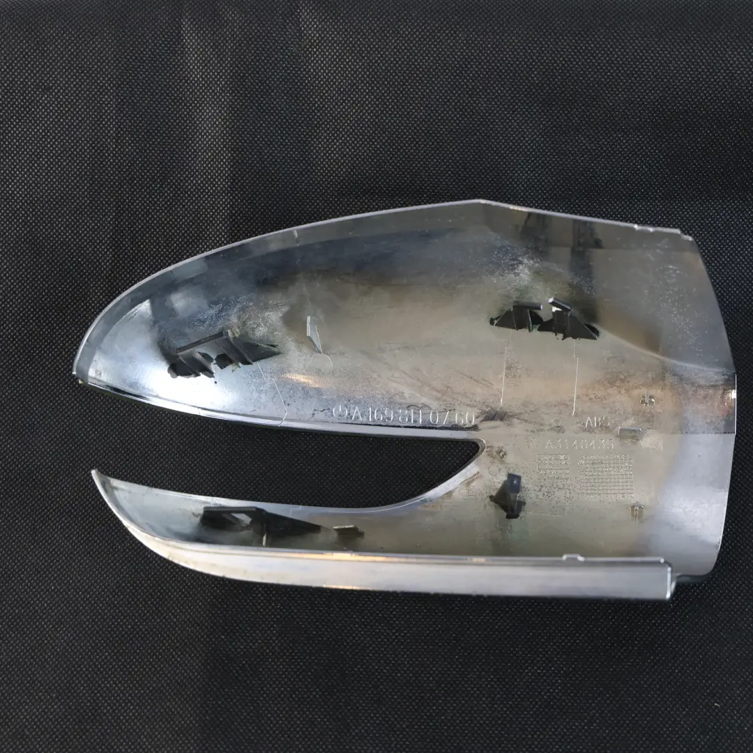 Außenspiegel Gehäuse Abdeckung Chrom Links für Mercedes W169 W245 mit Teilenummer A1698110760 Mercedes W169 W245 Außenspiegel Gehäuse Abdeckung Chrom Links - SKU A1698110760 - Teilenummer A1698110760