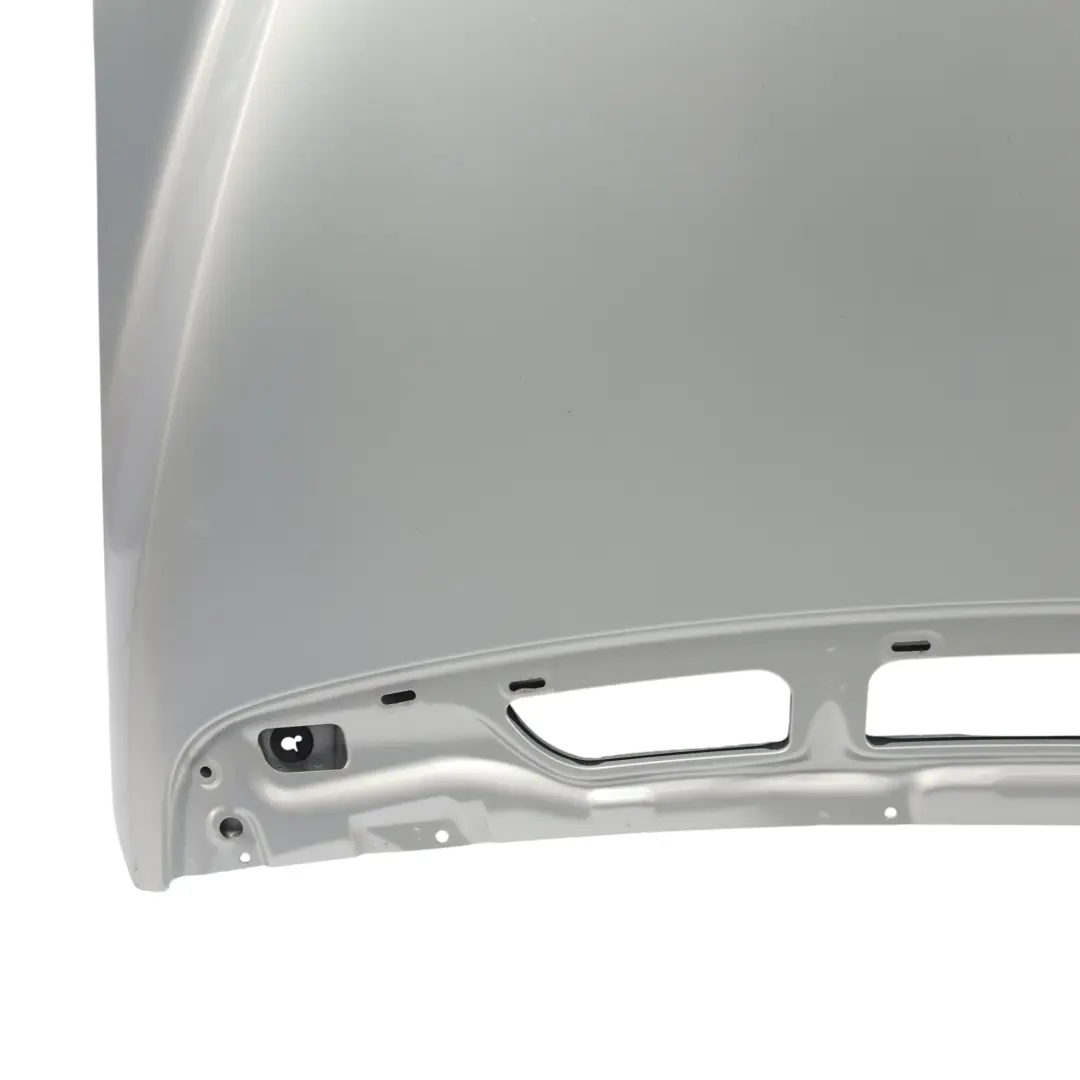 Hood Bonnet Trim Panel Polar Silver Metallic - 761 to Mercedes W245 with Part number A1698800257 Mercedes W245 Hood Bonnet Trim Panel Polar Silver Metallic - 761 - SKU A1698800257-PLS - Part number A1698800257