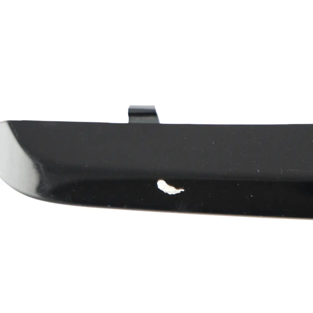 Front Bumper Trim Lower Strip Centre Cover Kosmos Black - 191 to Mercedes W169 with Part number A1698850324 Mercedes W169 Front Bumper Trim Lower Strip Centre Cover Kosmos Black - 191 - SKU A1698850324-KB1 - Part number A1698850324