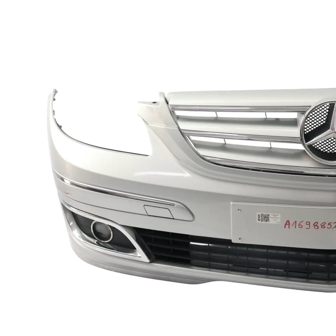 Mercedes W245 Complete Front Bumper Trim Panel Polar Silver Metallic - 761 - SKU A1698852525-PLS - Part number A1698852525