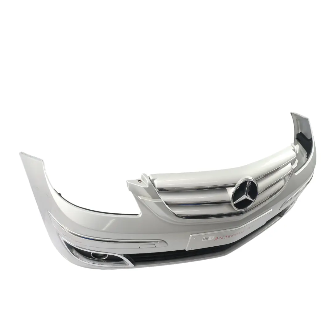 Complete Front Bumper Trim Panel Polar Silver Metallic - 761 to Mercedes W245 with Part number A1698852525 Mercedes W245 Complete Front Bumper Trim Panel Polar Silver Metallic - 761 - SKU A1698852525-PLS - Part number A1698852525
