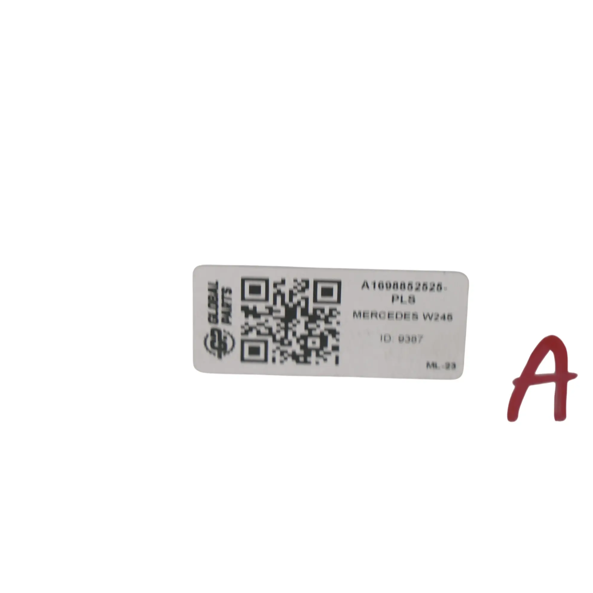 Mercedes W245 Complete Front Bumper Trim Panel Polar Silver Metallic - 761