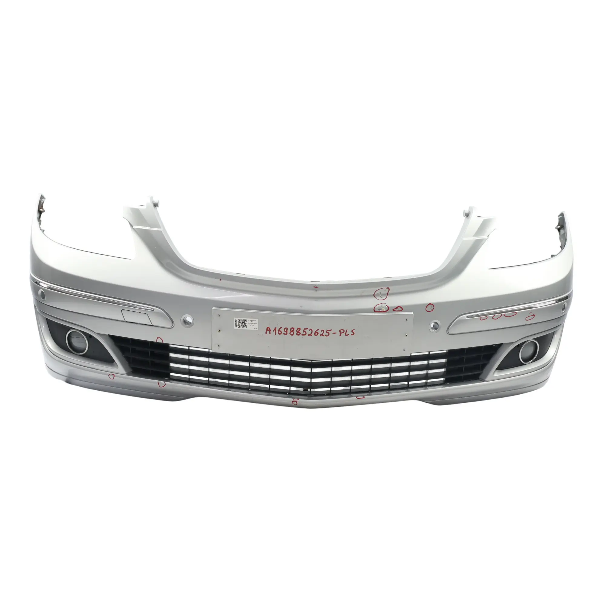 Mercedes W245 Front Bumper Trim Panel Parktronic Polar Silver Metallic - 761