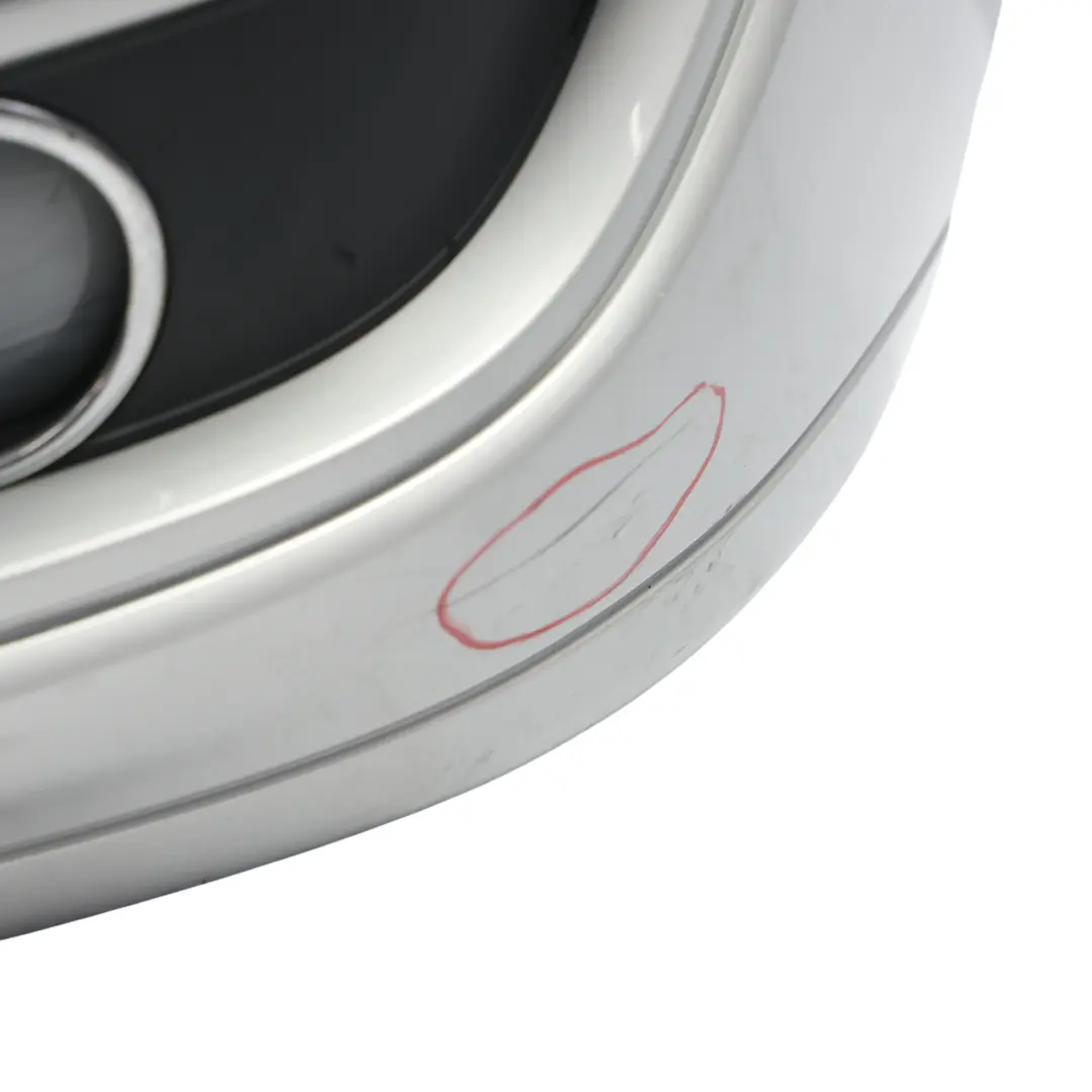 Front Bumper Trim Panel Parktronic Polar Silver Metallic - 761 to Mercedes W245 with Part number A1698852625 Mercedes W245 Front Bumper Trim Panel Parktronic Polar Silver Metallic - 761 - SKU A1698852625-PLS - Part number A1698852625