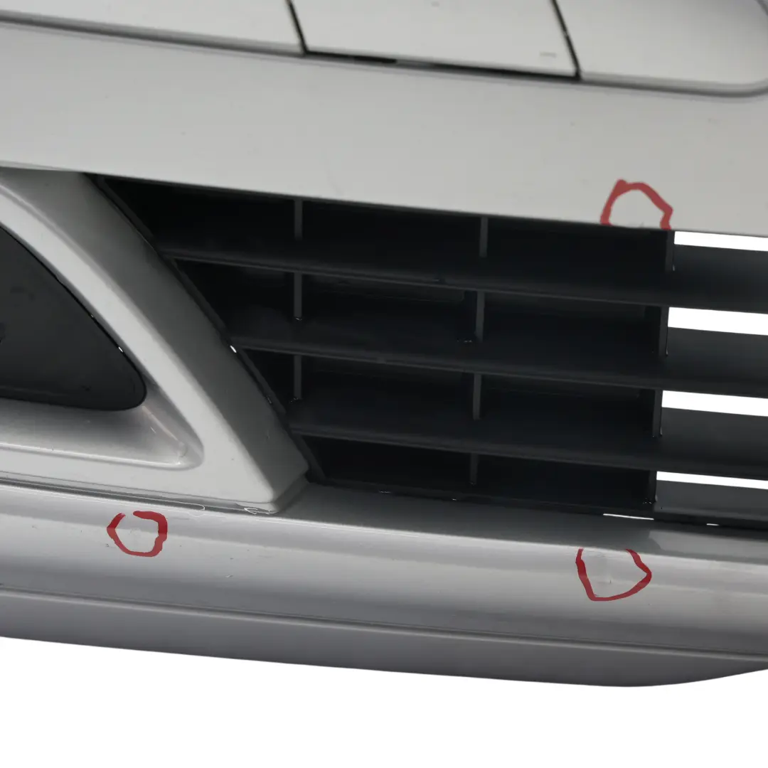 Front Bumper Trim Panel Parktronic Polar Silver Metallic - 761 to Mercedes W245 with Part number A1698852625 Mercedes W245 Front Bumper Trim Panel Parktronic Polar Silver Metallic - 761 - SKU A1698852625-PLS - Part number A1698852625