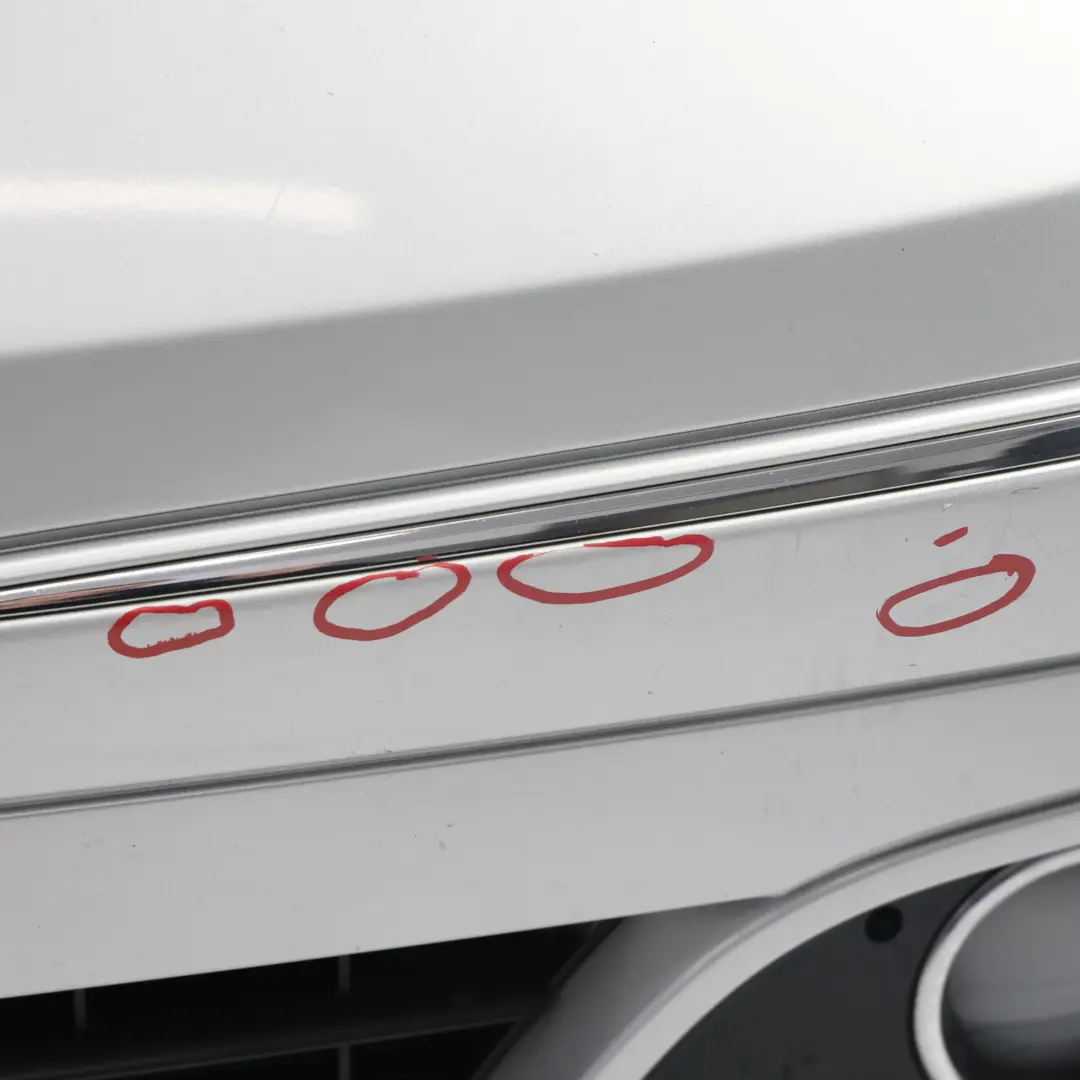 Front Bumper Trim Panel Parktronic Polar Silver Metallic - 761 to Mercedes W245 with Part number A1698852625 Mercedes W245 Front Bumper Trim Panel Parktronic Polar Silver Metallic - 761 - SKU A1698852625-PLS - Part number A1698852625