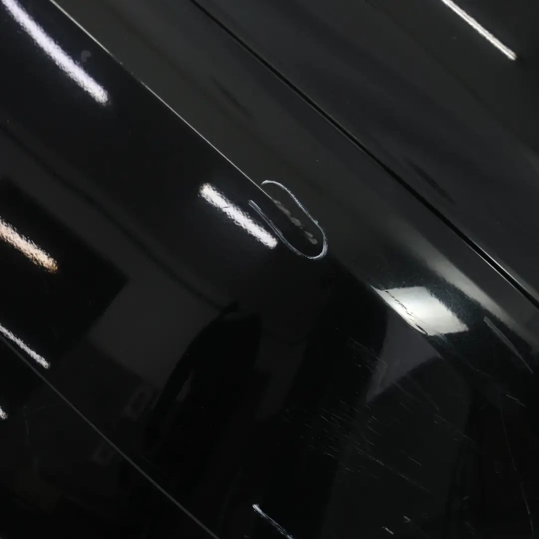 Mercedes W169 Rear Bumper Trim Classic Standard Panel Kosmos Black Metallic 191 - SKU A1698856525-KB - Part number A1698856525