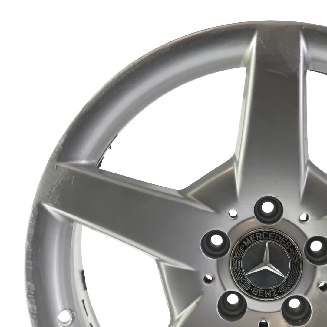 Mercedes C209 AMG Llanta aleación trasera plateada 18" 8,5J ET:30 - SKU A1714011702-2 - Número de pieza A1714011702