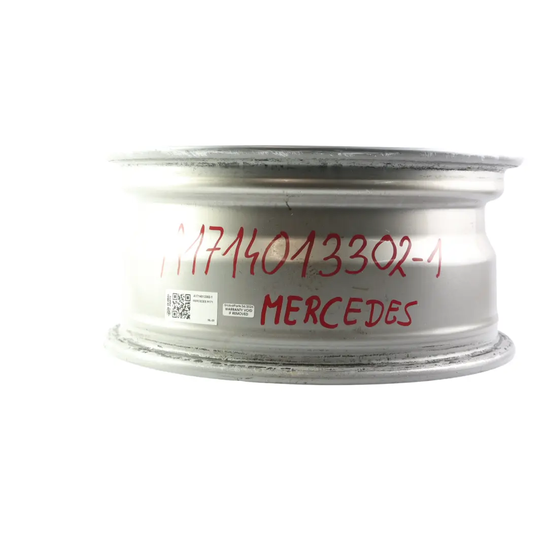  Llanta de aleación plateada Mercedes SLK R171 16" 5 radios 7J ET:34 - SKU A1714013302-1 - Número de pieza A1714013302
