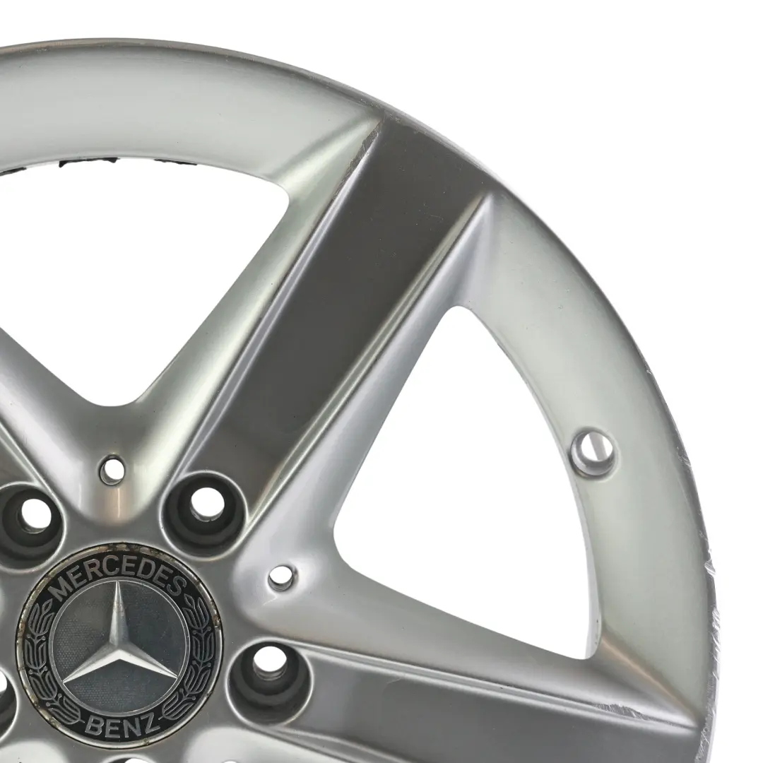 Alloy Wheel Rim 16" 5 Spoke 7J ET:34 to Mercedes SLK R171 Silver with Part number A1714013302 Mercedes SLK R171 Silver Alloy Wheel Rim 16" 5 Spoke 7J ET:34 - SKU A1714013302-1 - Part number A1714013302