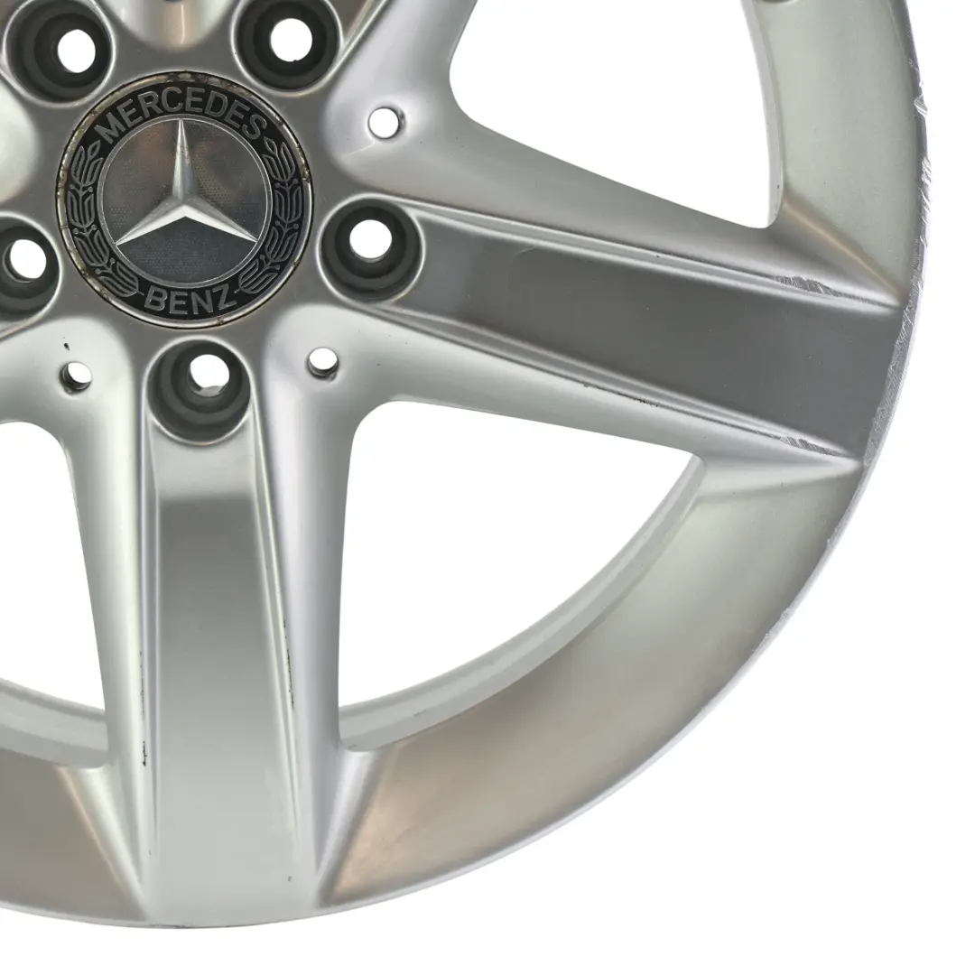 Mercedes SLK R171 Jante alliage argent 16" 5 branches 7J ET:34 - SKU A1714013302-1 - Numéro de pièce A1714013302