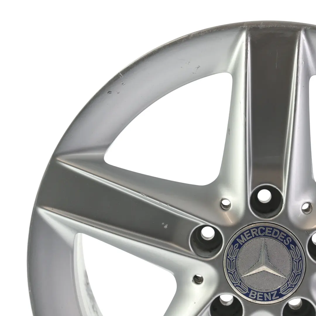 Alloy Wheel Rim 16" 5 Spoke 8J ET:30 to Mercedes SLK R171 Rear Silver with Part number A1714013402 Mercedes SLK R171 Rear Silver Alloy Wheel Rim 16" 5 Spoke 8J ET:30 - SKU A1714013402-2 - Part number A1714013402