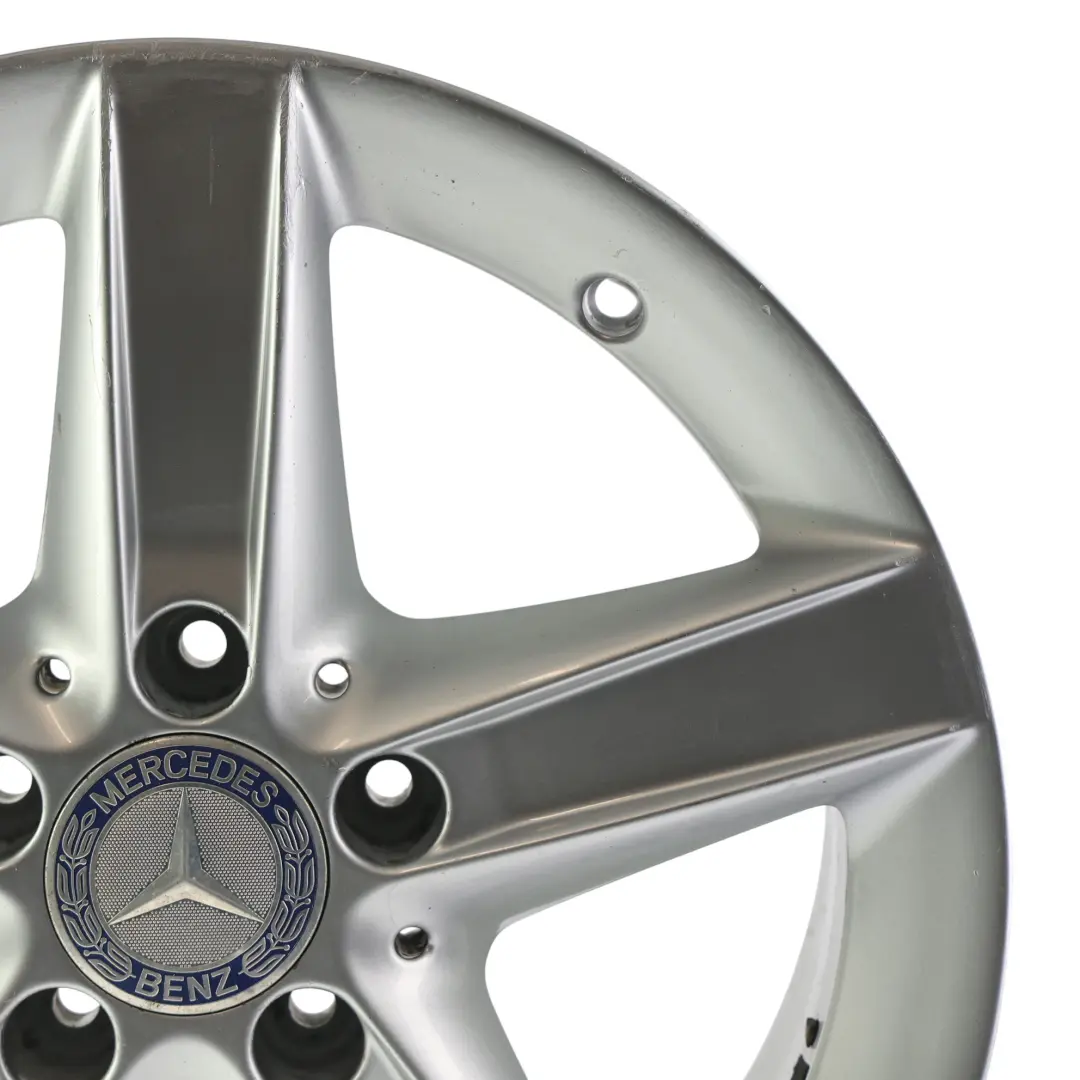 Silberne Hinter rad felge 16" 5 Speichen 8J ET:30 für Mercedes SLK R171 mit Teilenummer A1714013402 Mercedes SLK R171 Silberne Hinter rad felge 16" 5 Speichen 8J ET:30 - SKU A1714013402-2 - Teilenummer A1714013402