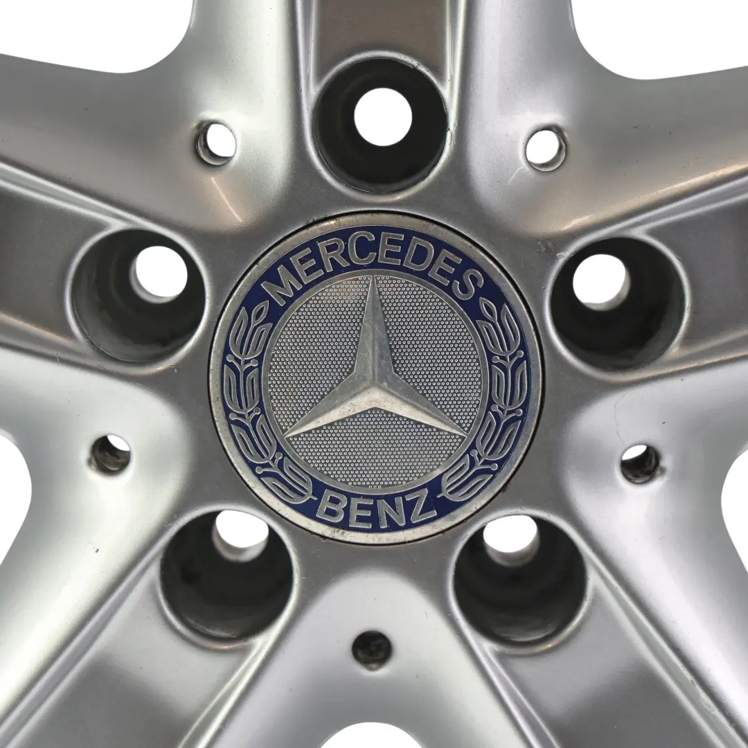 Mercedes SLK R171 Rear Silver Alloy Wheel Rim 16" 5 Spoke 8J ET:30 - SKU A1714013402-2 - Part number A1714013402