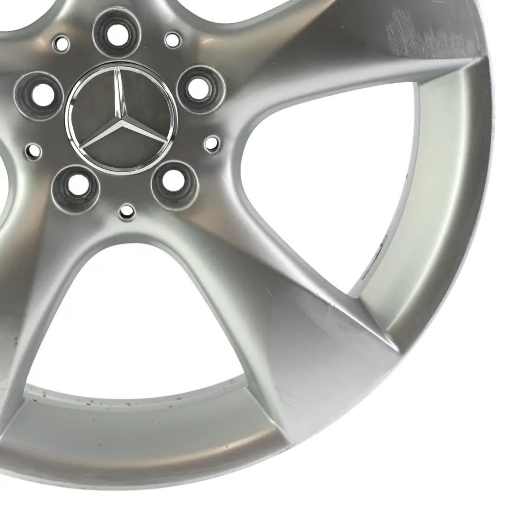 Mercedes R172 Silver Alloy Wheel Rim 18" 7,5J ET:42 5 Spoke - SKU A1724010602-1 - Part number A1724010602
