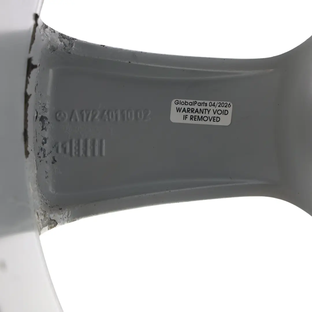 Mercedes SLK R172 Felga Aluminiowa Srebrna 18" Tylna 8.5J ET:36 - SKU A1724011002-1 - Numer Części A1724011002