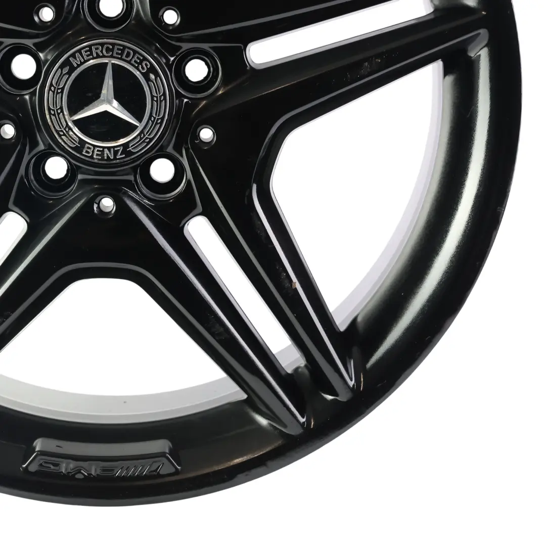 Alloy Rim 18" 5 Double Spoke ET:52 7.5J to Mercedes W176 W246 AMG Wheel with Part number A1764010302 Mercedes W176 W246 AMG Wheel Alloy Rim 18" 5 Double Spoke ET:52 7.5J - SKU A1764010302-7 - Part number A1764010302
