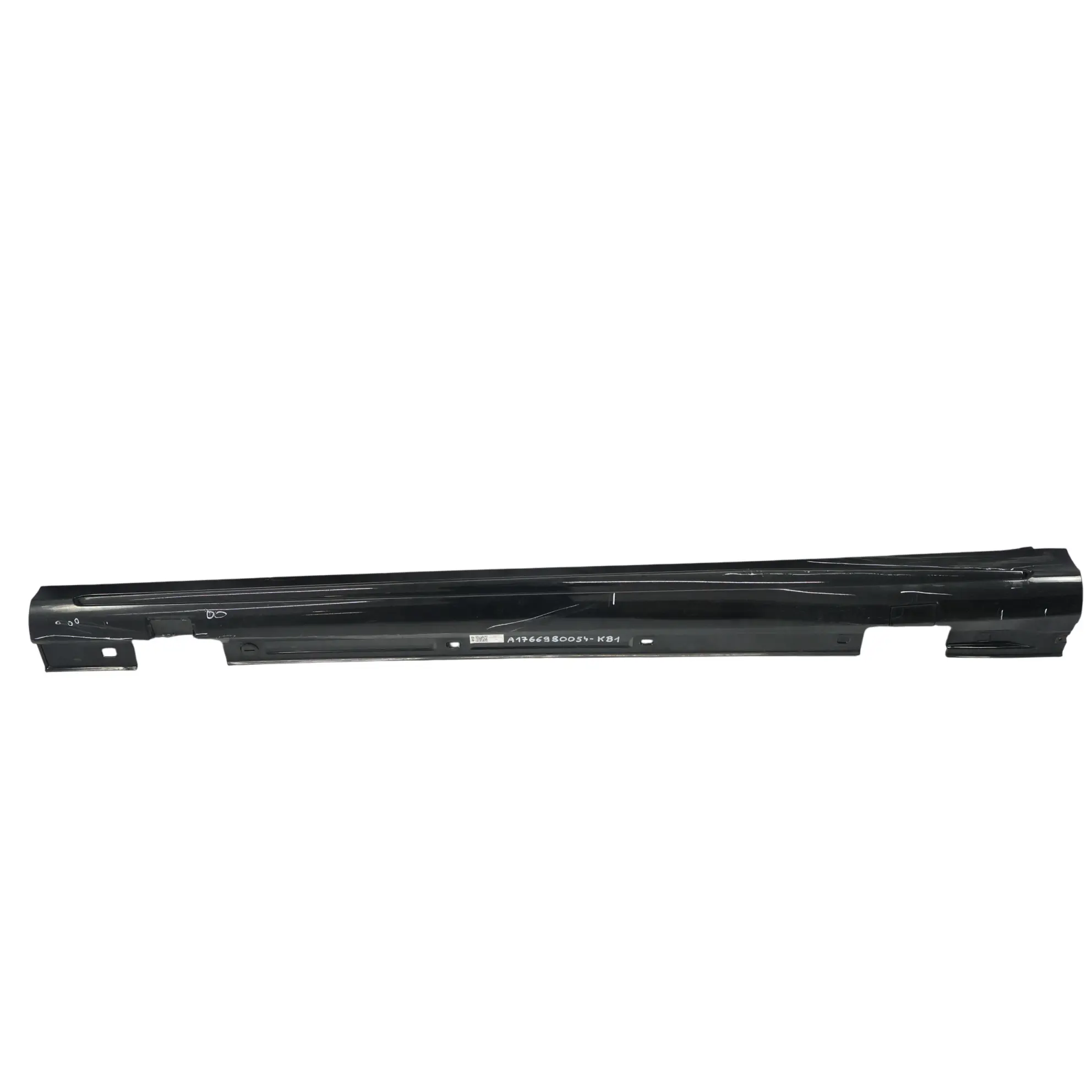 Mercedes W176 W246 Side Skirt AMG Left N/S Door Sill Cosmic Black A1766980054