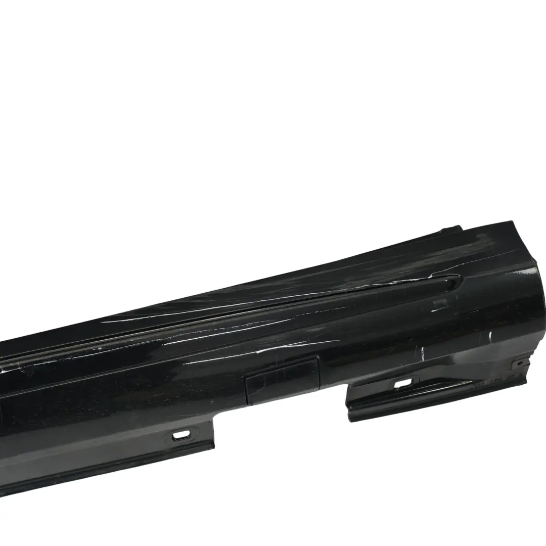 Mercedes W176 W246 Side Skirt AMG Left N/S Door Sill Cosmic Black - SKU A1766980054-KB1 - Part number A1766980054