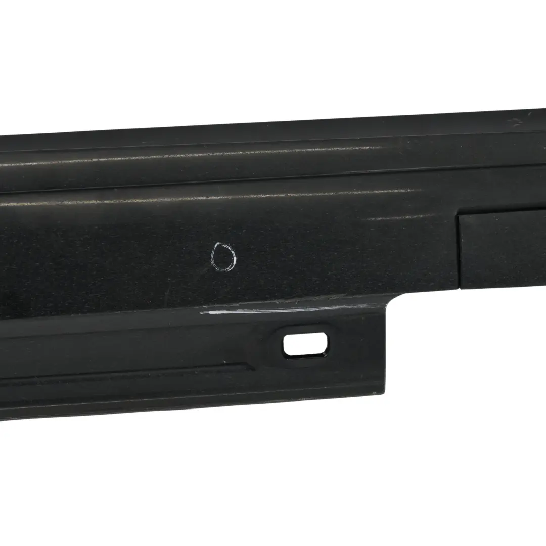 Mercedes W176 Seitenschweller AMG Rechts Türschwellerabdeckung Cosmic Black 191 - SKU A1766980154-KB1 - Teilenummer A1766980154