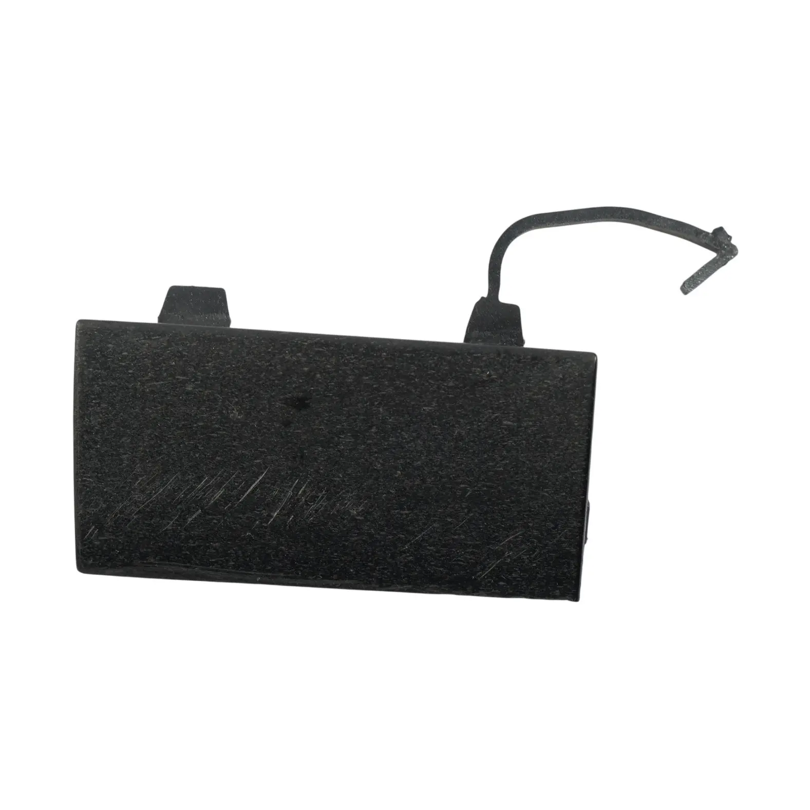 Mercedes W176 Front Tow Eye Cover Cap Left N/S Kosmos Black - 191 A1766980730