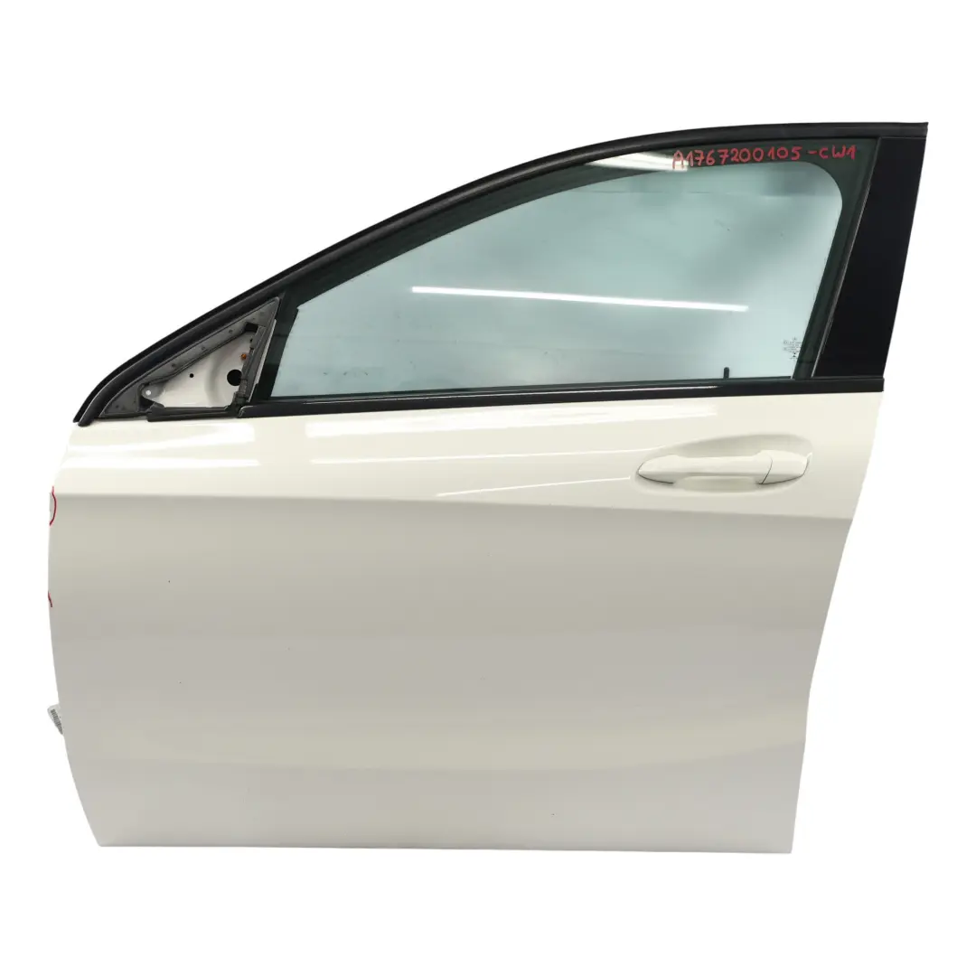 Mercedes W176 Porta Anteriore Sinistra Calcite White Bianco - 650 - SKU A1767200105-CW1 - Numero di parte A1767200105