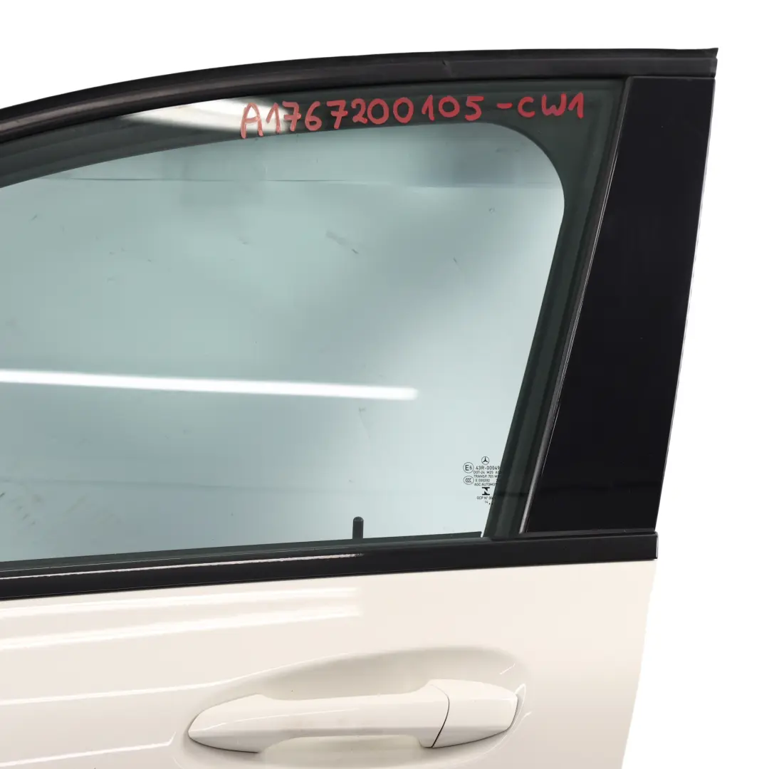 Porta Anteriore Sinistra Calcite White Bianco - 650 per Mercedes W176 con numero di parte A1767200105 Mercedes W176 Porta Anteriore Sinistra Calcite White Bianco - 650 - SKU A1767200105-CW1 - Numero di parte A1767200105