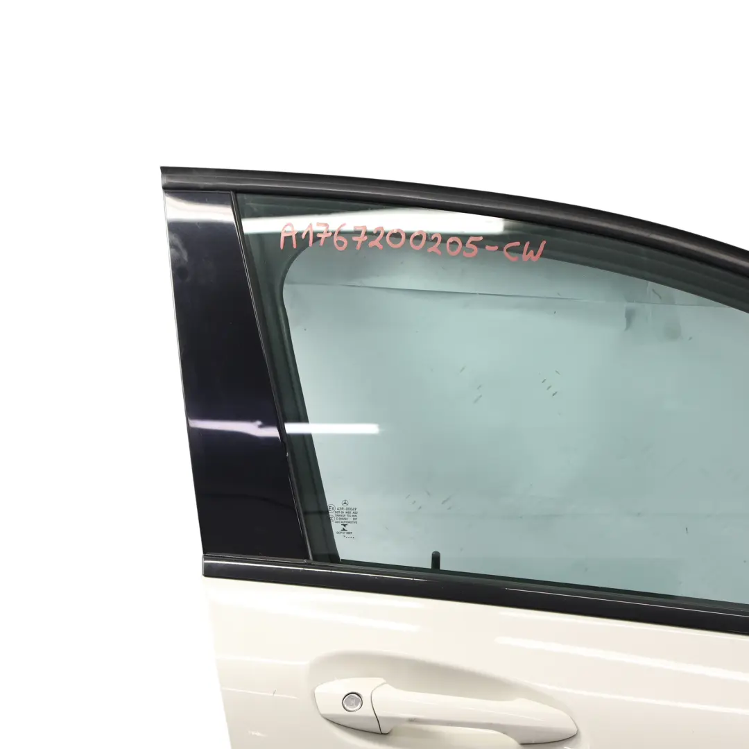 Mercedes W176 Puerta Delantera Derecha Clase A Blanco Calcita - 650 - SKU A1767200205-CW - Número de pieza A1767200205