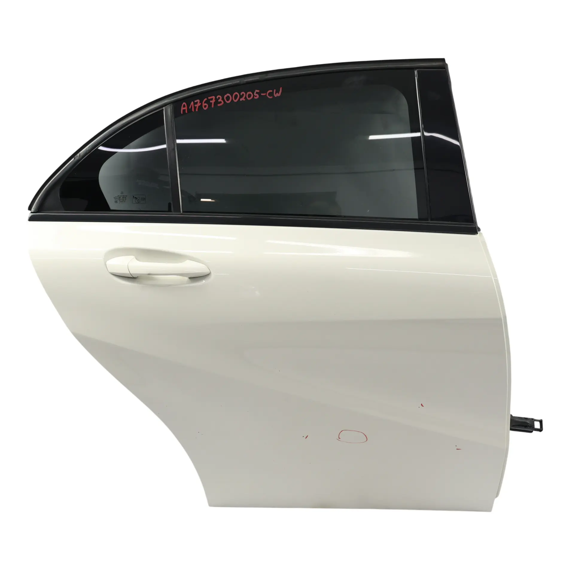 Mercedes W176 Porta posteriore destra Bianco Calcite - 650