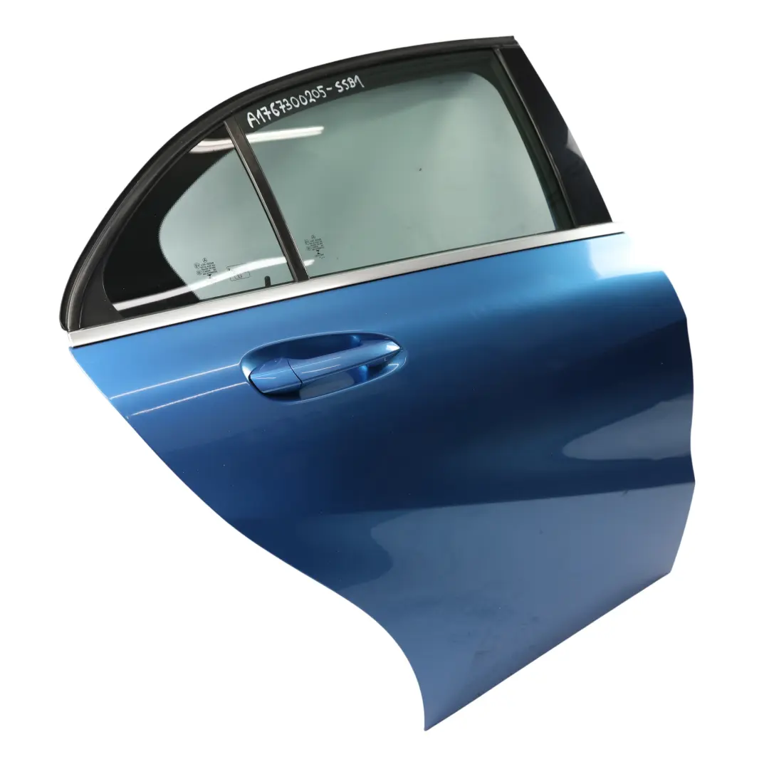 Arrière Droite Bleu South Seas 162 pour Mercedes W176 Porte à propos du numéro de pièce A1767300205 Mercedes W176 Porte Arrière Droite Bleu South Seas 162 - SKU A1767300205-SSB1 - Numéro de pièce A1767300205