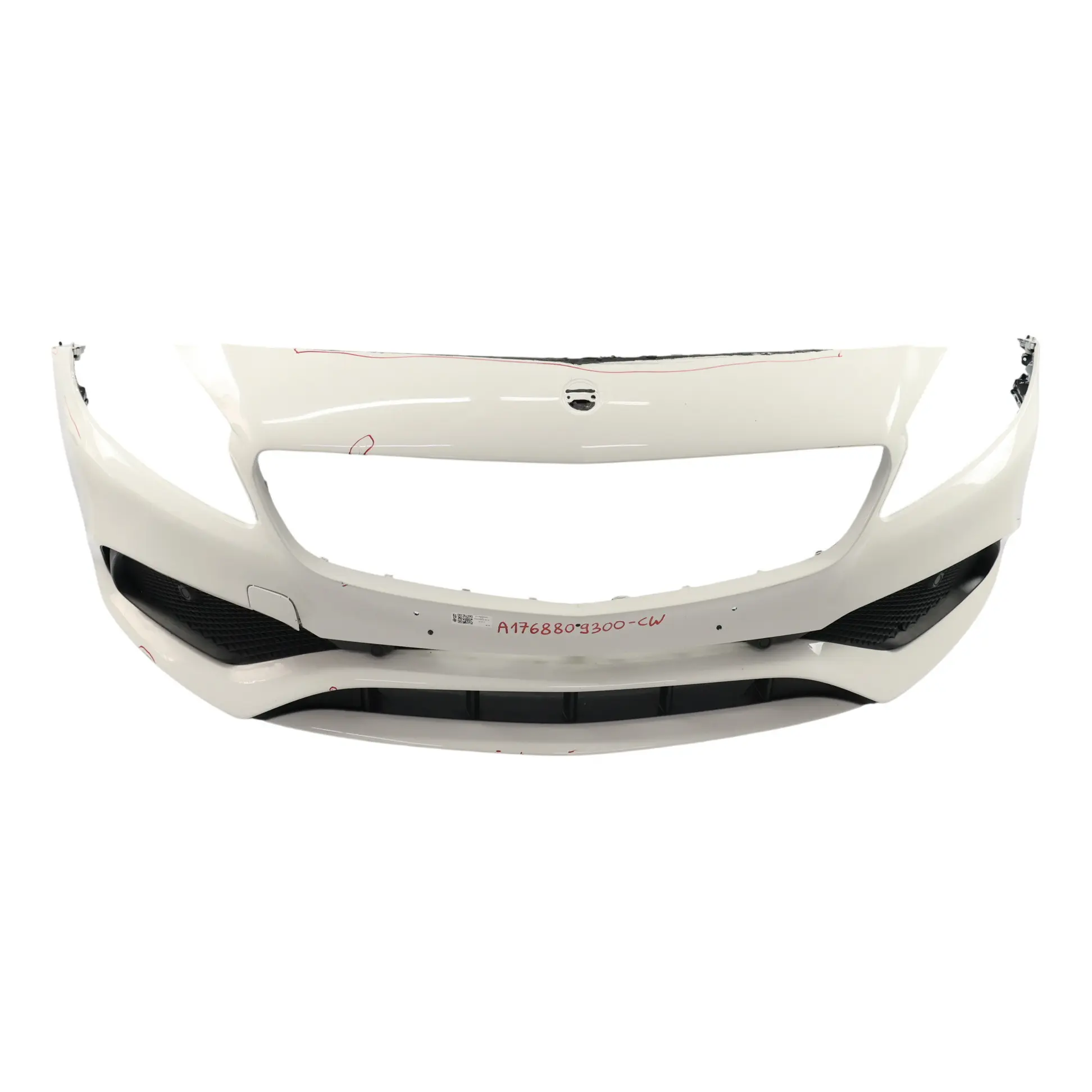 Mercedes W176 Przedni Zderzak AMG Calcite White Biały - 650